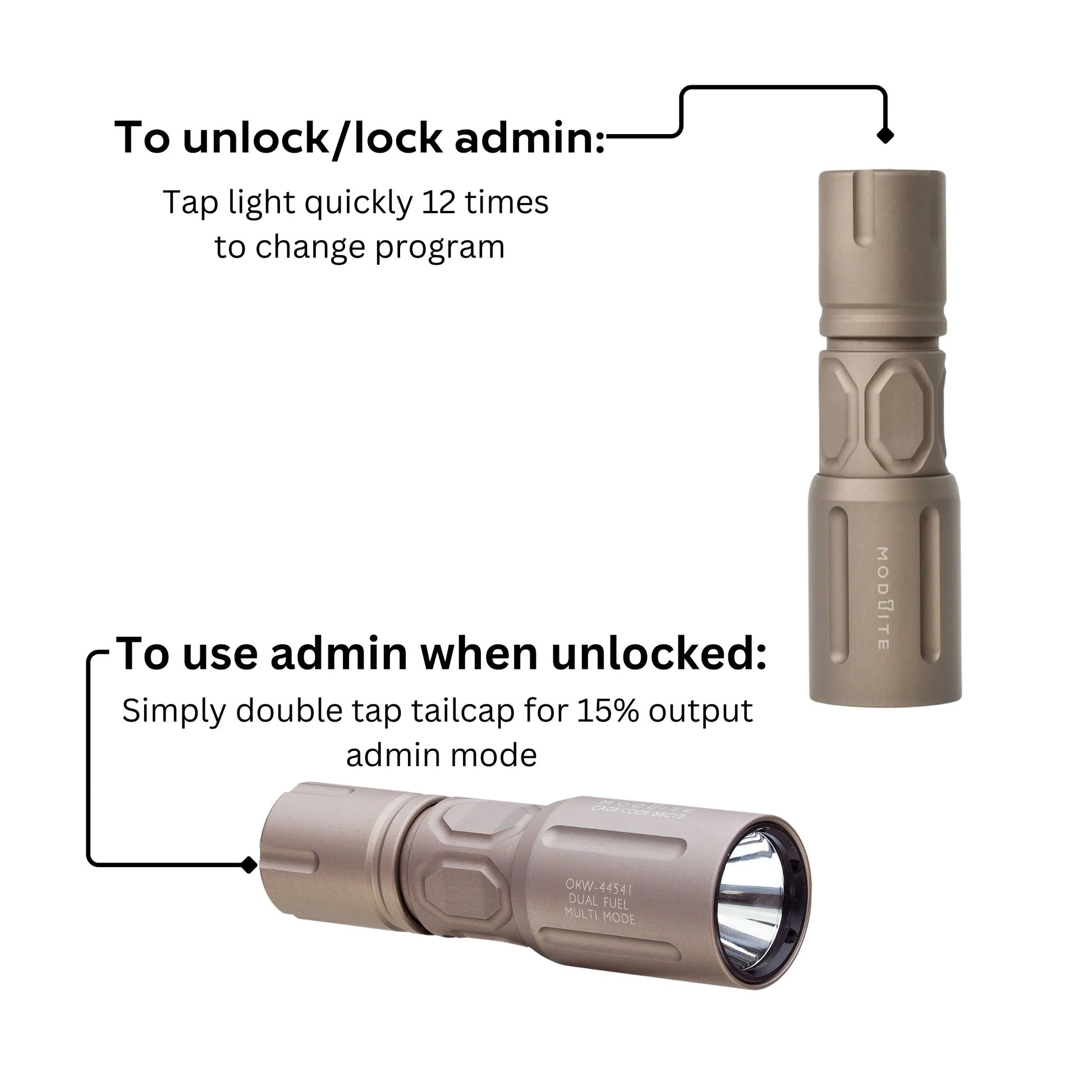 Modlite Multi-Mode Handheld OKW-18350 Light Package - Operator's Manual